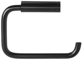 Čierny nástenný držiak toaletného papiera Blomus Modo