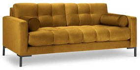 Žltá zamatová pohovka Cosmopolitan Design Bali