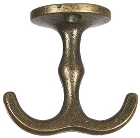 Ib Laursen Kovový dvojitý háčik Double Gold