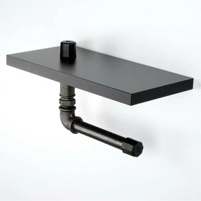 Držiak toaletného papiera Boruraf 239, čierna/strieborná