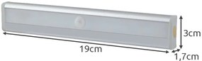 Izoxis LED osvetlenie s pohybovým senzorom 10LED, 4x AAA