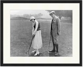 Fotografia v ráme Couple Golf, rôzne veľkosti