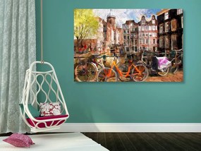 Obraz kreslený Amsterdam Varianta: 60x40