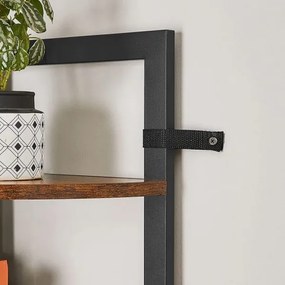 Knižnica NAVARO hnedá/čierna