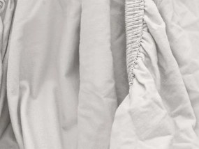 Biberna Napínacia plachta na vrchný matrac (svetlobéžová, 180 – 200 x 200 cm)  (100227070)