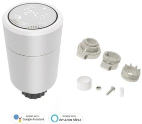 Immax NEO 07732L - Termostatická hlavica 2xAA/3V Tuya