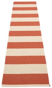 Vnútorný a vonkajší behúň v tehlovo-krémovej farbe 70x300 cm Bob Brick – Pappelina