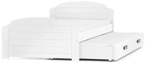 Dvojlôžková posteľ LILI WHITE 90x200 cm + matrace