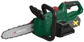 Parkside®  Aku reťazová píla Paks 20-Li E5 – bez akumulátora + Aku nožnice na konáre Paas 20-Li B1 – bez akumulátora  (800010701)