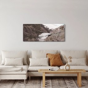 Obraz - Cesta k smaragdovému moru (120x50 cm)