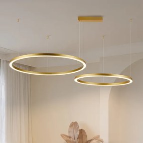 Brilagi - LED stmievateľný luster na lanku PORTOFINO LED/98W/230V zlatý +DO