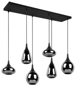 Závesné osvetlenie Trio Lumina čierna TR 317000632