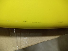 AKCIA Žltá plastová stolička KATO II. akosť