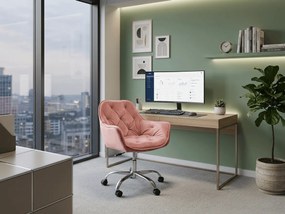 Kancelárske kreslo Q-190 VELVET, staroružové