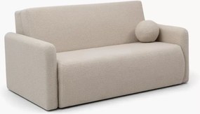 Rozkladacia pohovka Nido 140 cm s úložným priestorom - svetlobéžové buklé Quelle 03