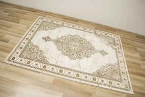 Koberec Elisa PF17B ornament, zlatý / krémový