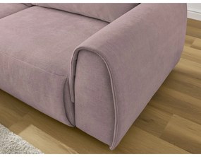 Svetloružová rohová pohovka Aden – Bobochic Paris