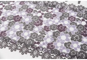 Obliečky mikroplyš VIANOČNÉ SOBY sivé + plachta mikroplyš SOFT 90x200 cm svetlosivá