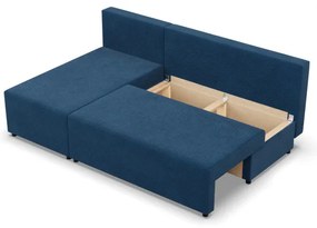 Rohová rozkladacia sedačka FERMO Poso granátová
