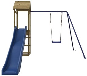 Vonkajšia súprava na hranie impregnovaná borovica