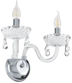 Eglo 39116 - Nástenné svietidlo CARPENTO 2xE14/40W/230V