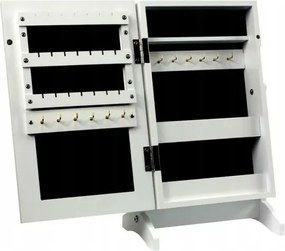 Šperkovnica so zrkadlom LUMERA biela PHO5775