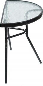 JU Balkónový stôl 70 x 41 x 64 cm (v), podstavec v čiernej farbe