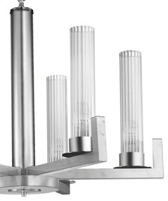 Kolarz 6009.80650 - Luster na reťazi RAGGIO 6xE14/25W/230V striebro