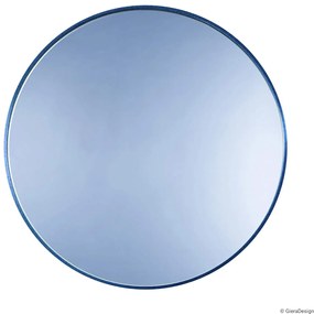Zrkadlo Scandi Mono Navy Blue Rozmer: Ø 80 cm