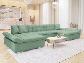 Rozkladacia rohová sedačka Agata, Dostupné poťahy: ekokoža Soft 011 + Lux 06 + Lux 5