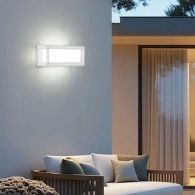 BRILAGI - PARKER LED vonkajšie nástenné svietidlo s pohybovým senzorom LED/12W/230V biele IP44