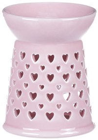 Porcelánová arómalampa Pink, 11 x 11 x 14 cm