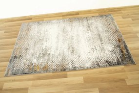 Koberec Merry 243 Multi Grey, strieborný / zlatý / biely