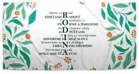 Sablio Uterák Rodina 2 - 50x100 cm