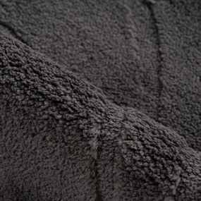 Kúpeľňový koberček WAVES 400 tmavosivý