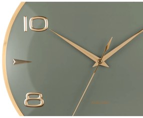 Karlsson 6017GR dizajnové nástenné hodiny sivá, pr. 40 cm
