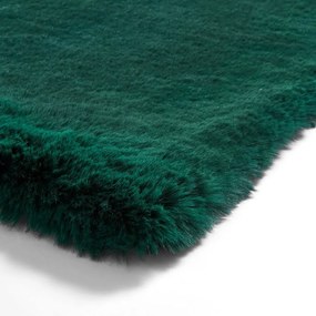 Smaragdovozelený koberec Think Rugs Super Teddy, 60 x 120 cm