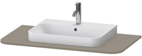 DURAVIT Happy D.2 Plus doska pre skrinku pod umývadlo (s jedným výrezom v strede), 1000 x 550 x 16 mm, kameňovo šedá matná lakovaná, HP031E09292