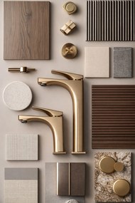 Rea Joe, vysoká umývadlová batéria h-285, zlatá matná, REA-B8991