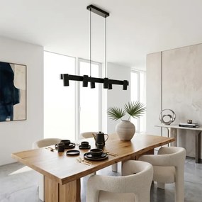 BRILAGI - LED RGBW Stmievateľný luster na lanku SELE 6xGU10/6,5W/230V čierny