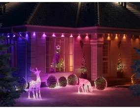 Twinkly TW3RS200SPP-TEU - LED RGBW Stmievateľný vonkajší sob 240xLED IP44 Wi-Fi