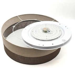 LED Stropné svietidlo SIRJA WOOD LED/36W/230V pr. 45 cm hnedá/dub