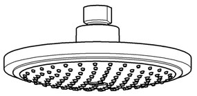 GROHE 27492000 - Sprchová hlavica EUPHORIA COSMOPOLITAN Ø 180 mm lesklý chróm