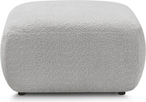 Svetlosivá podnožka z textílie buklé Montaigne – Bobochic Paris