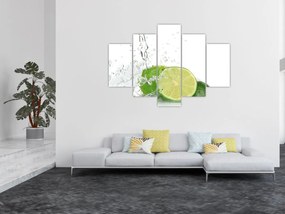 Obraz - Šťavnatých citrónov (150x105 cm)
