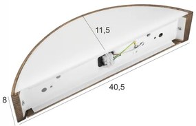 Brilagi - LED nástenné svietidlo CARVALHO 1xE27/60W/230V dub orech