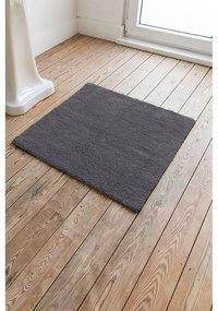 Sivá bavlnená kúpeľňová predložka Tiseco Home Studio Luca, 60 x 60 cm