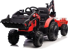 LEAN CARS Batériové rýpadlo SX2068 červené