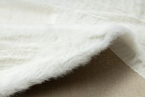 Koberec TEDDY NEW wool 45 krémový, kruh
