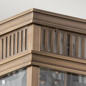 Elstead HOLBORN-F-DB - Vonkajšie stropné svietidlo HOLBORN 2xE27/60W/230V IP44